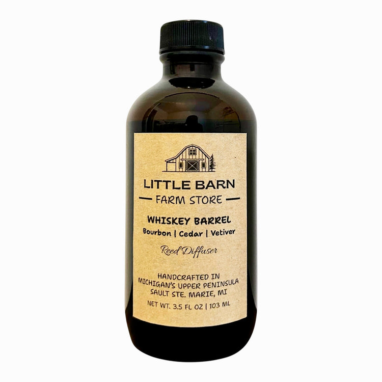 Whiskey Barrel Reed Diffuser - Bourbon, Cedar & Vetiver