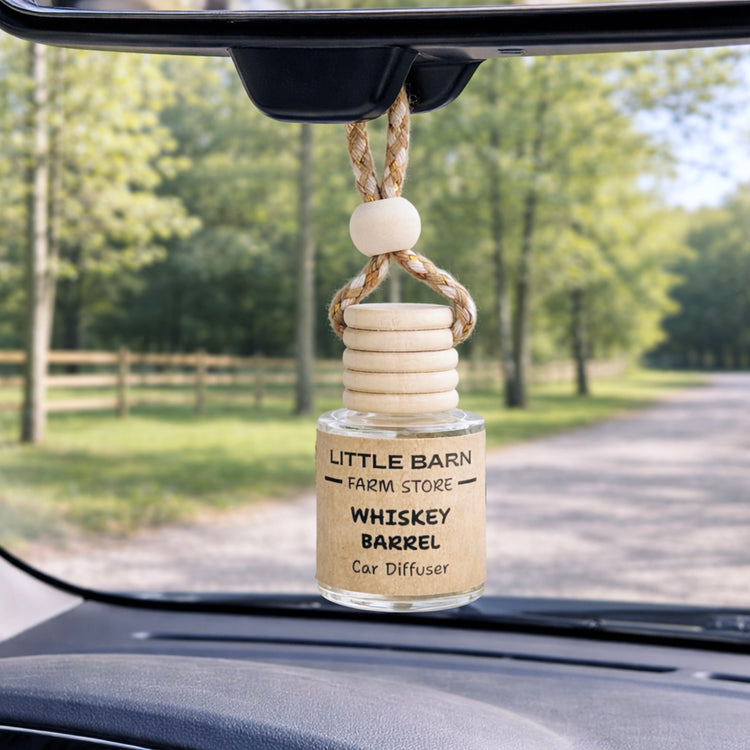 Whiskey Barrel Car Diffuser - Bourbon, Cedar & Vetiver
