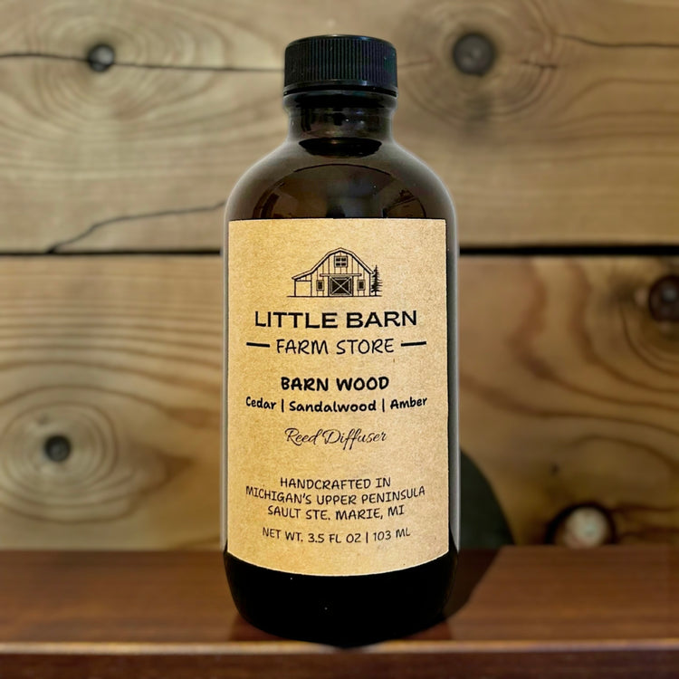 Barn Wood Reed Diffuser - Cedar, Sandalwood & Amber