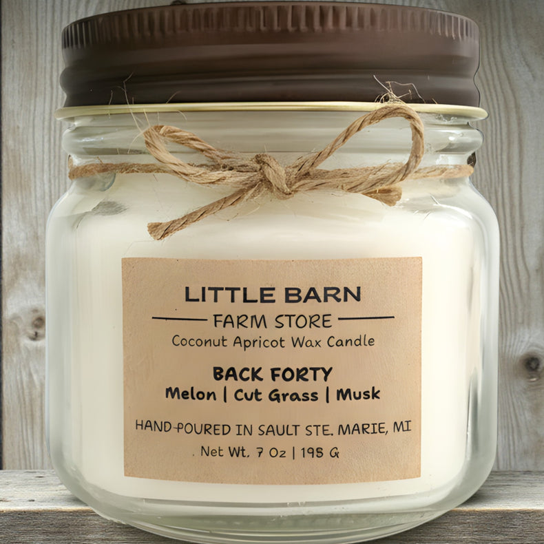 Back Forty Candle - Melon, Grass & Musk
