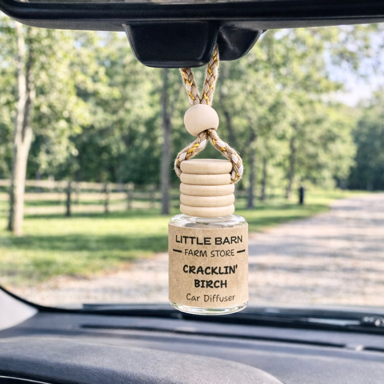 Cracklin' Birch Car Diffuser - Bergamot, Birch & Patchouli