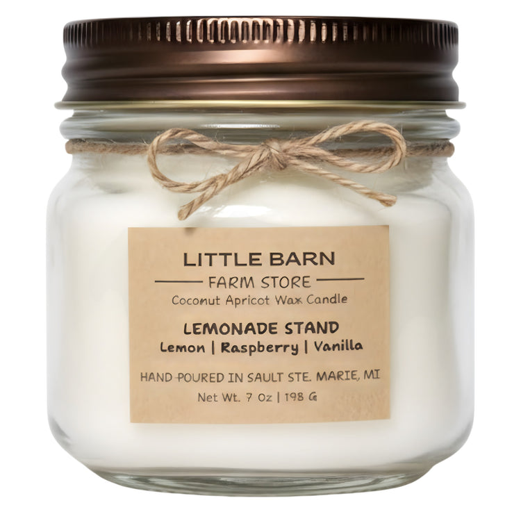 Lemonade Stand Candle - Citrus, Raspberry & Vanilla