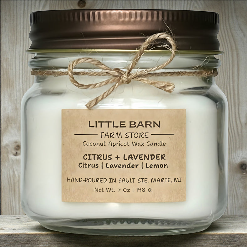 Citrus + Lavender Candle - Citrus, Lavender & Lemon