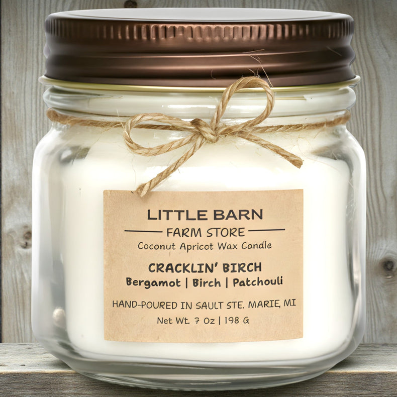 Cracklin’ Birch Candle - Bergamot, Lily & Patchouli