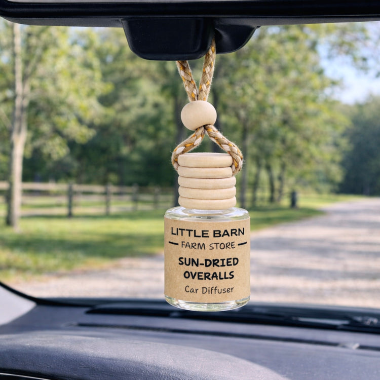 Sun-Dried Overalls Car Diffuser - Cotton, Jasmine & Musk
