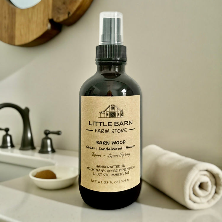 Barn Wood Room Spray - Cedar, Sandalwood & Amber