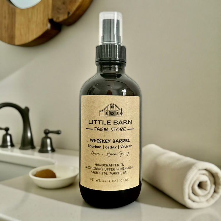 Whiskey Barrel Room Spray - Bourbon, Cedar & Vetiver