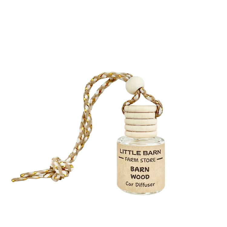 Barn Wood Car Diffuser - Cedar, Sandalwood & Amber