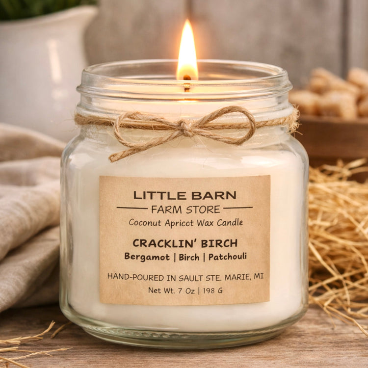 Cracklin’ Birch Candle - Bergamot, Lily & Patchouli