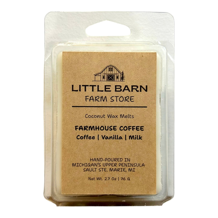 Farmhouse Coffee Wax Melt - Coffee, Vanilla & Milk