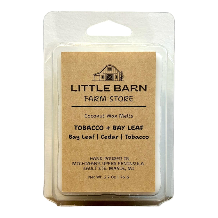 Tobacco + Bay Leaf Wax Melt - Bay Leaf, Cedar & Tobacco