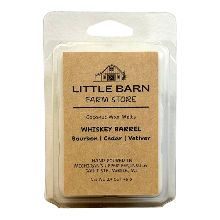 Whiskey Barrel Wax Melt - Bourbon, Cedar & Vetiver