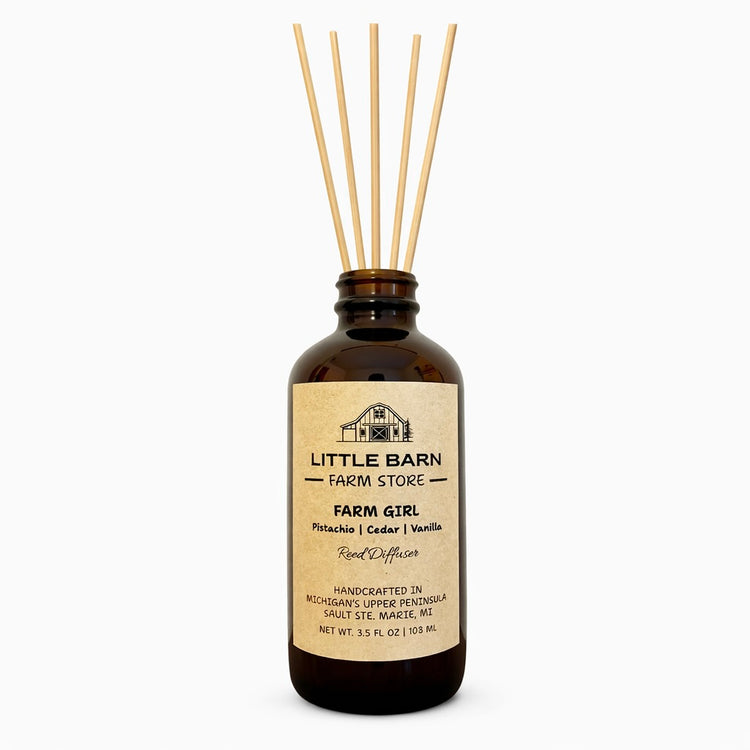 Farm Girl Reed Diffuser - Pistachio, Cedar & Vanilla