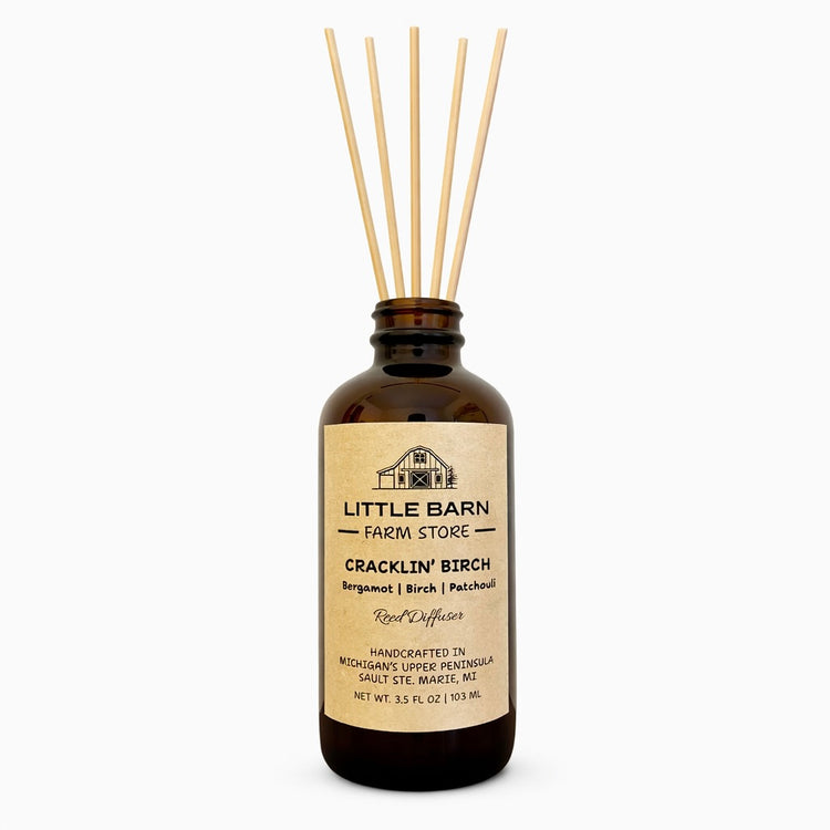 Cracklin' Birch Reed Diffuser - Bergamot, Birch & Patchouli