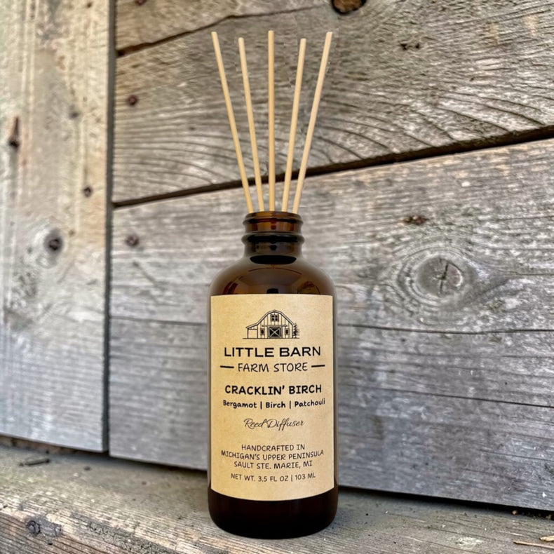 Cracklin' Birch Reed Diffuser - Bergamot, Birch & Patchouli