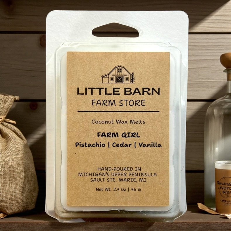 Farm Girl Wax Melt - Pistachio, Cedar & Vanilla