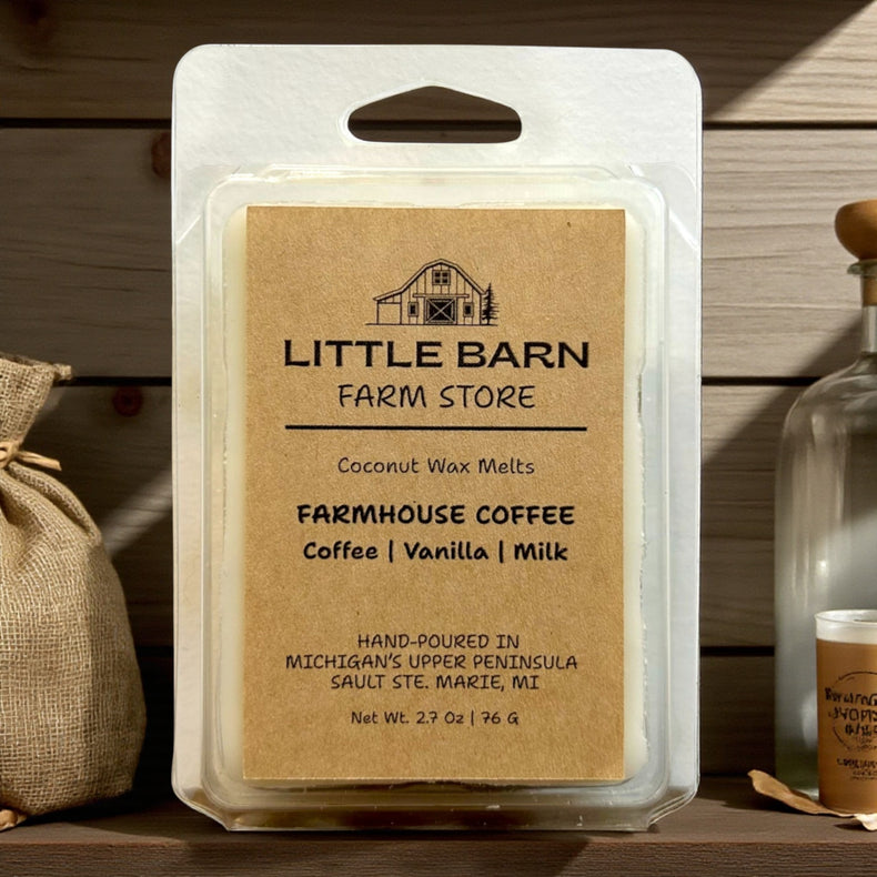 Farmhouse Coffee Wax Melt - Coffee, Vanilla & Milk