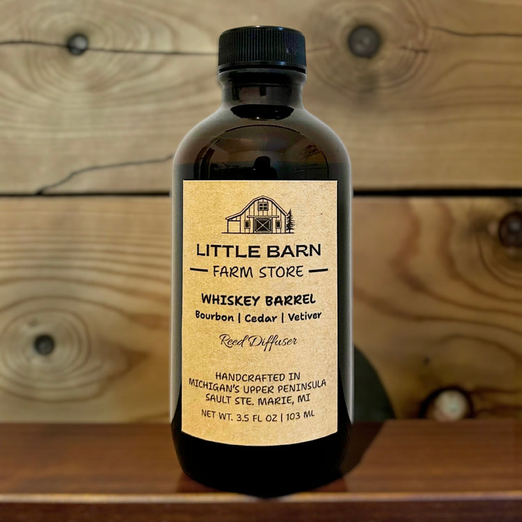 Whiskey Barrel Reed Diffuser - Bourbon, Cedar & Vetiver