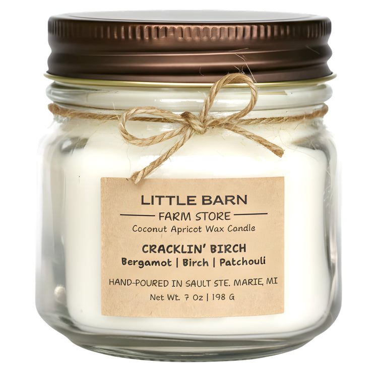 Cracklin’ Birch Candle - Bergamot, Lily & Patchouli