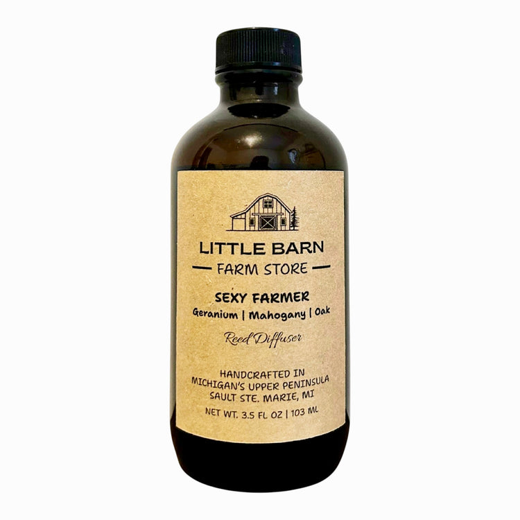 Sexy Farmer Reed Diffuser - Geranium, Mahogany & Oak