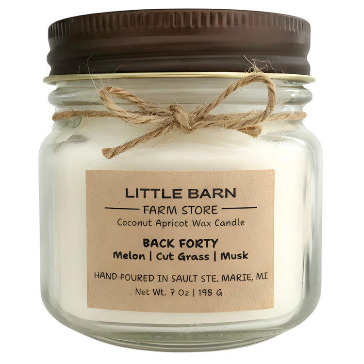 Back Forty Candle - Melon, Grass & Musk