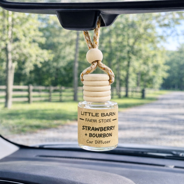 Strawberry + Bourbon Car Diffuser - Strawberry, Bourbon & Vanilla