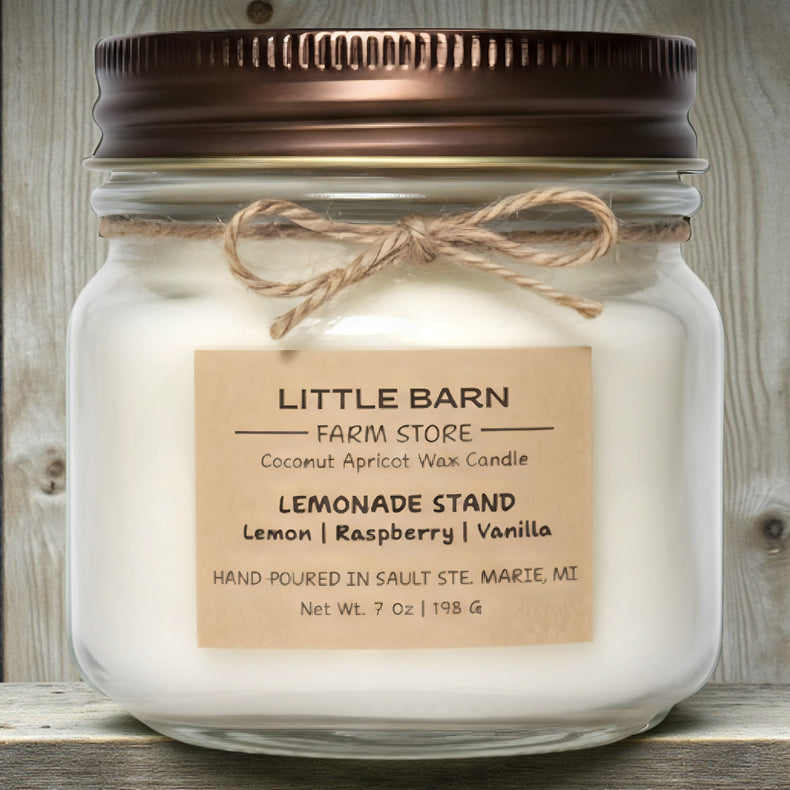 Lemonade Stand Candle - Citrus, Raspberry & Vanilla