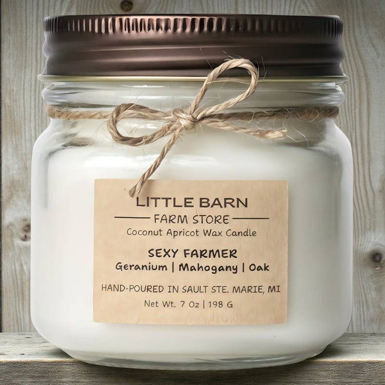 Sexy Farmer Candle - Citrus, Jasmine & Teakwood