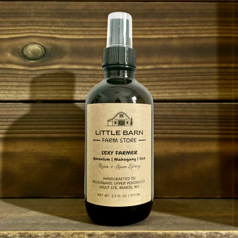 Sexy Farmer Room Spray - Geranium, Mahogany & Oak