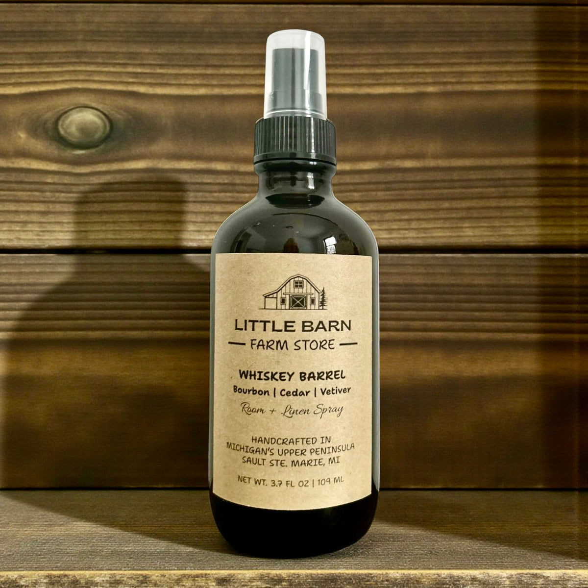 Whiskey Barrel Room Spray - Bourbon, Cedar & Vetiver – Little Barn Farm ...
