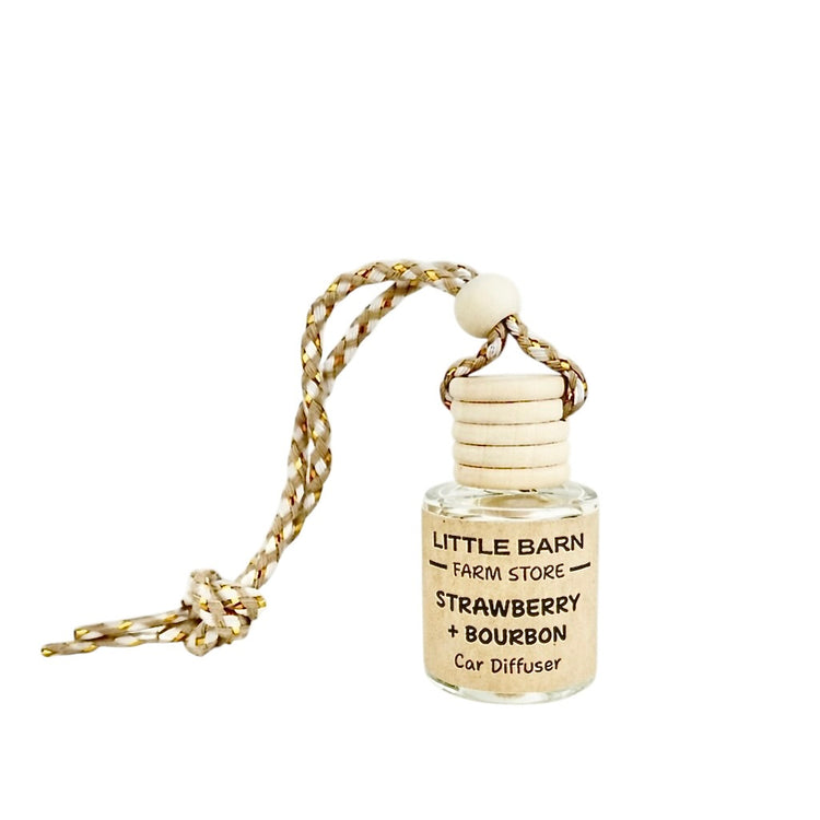Strawberry + Bourbon Car Diffuser - Strawberry, Bourbon & Vanilla