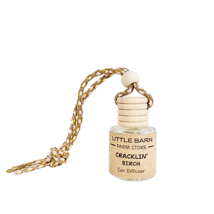 Cracklin' Birch Car Diffuser - Bergamot, Birch & Patchouli