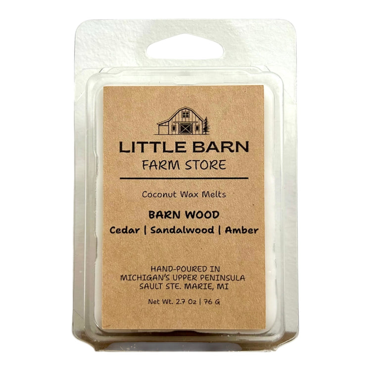 Barn Wood Wax Melt - Cedar, Sandalwood & Amber