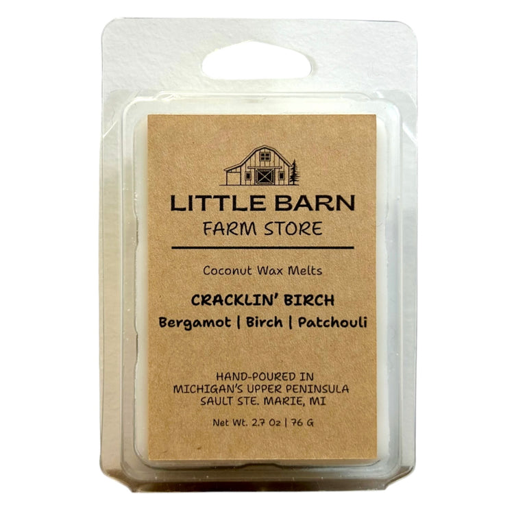 Cracklin’ Birch Wax Melt - Bergamot, Birch & Patchouli