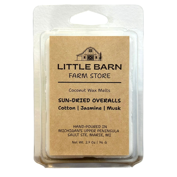 Sun-Dried Overalls Wax Melt - Cotton, Jasmine & Musk
