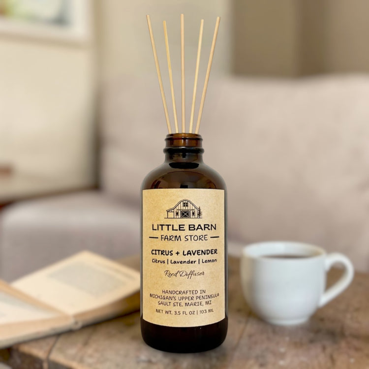Citrus + Lavender Reed Diffuser - Citrus, Lavender & Lemon