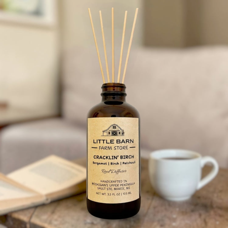 Cracklin' Birch Reed Diffuser - Bergamot, Birch & Patchouli