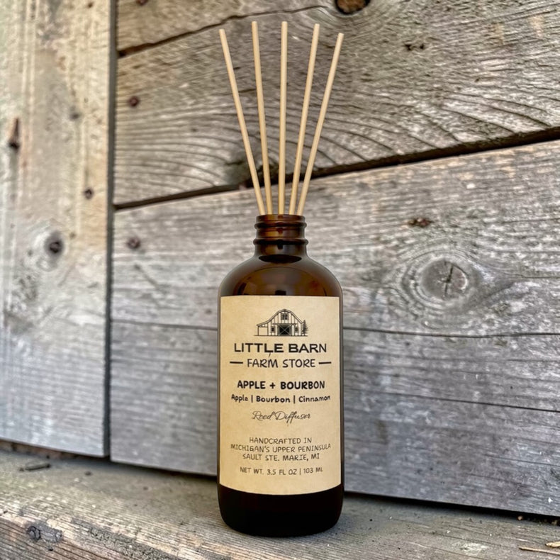 Apple + Bourbon Reed Diffuser - Apple, Bourbon & Cinnamon