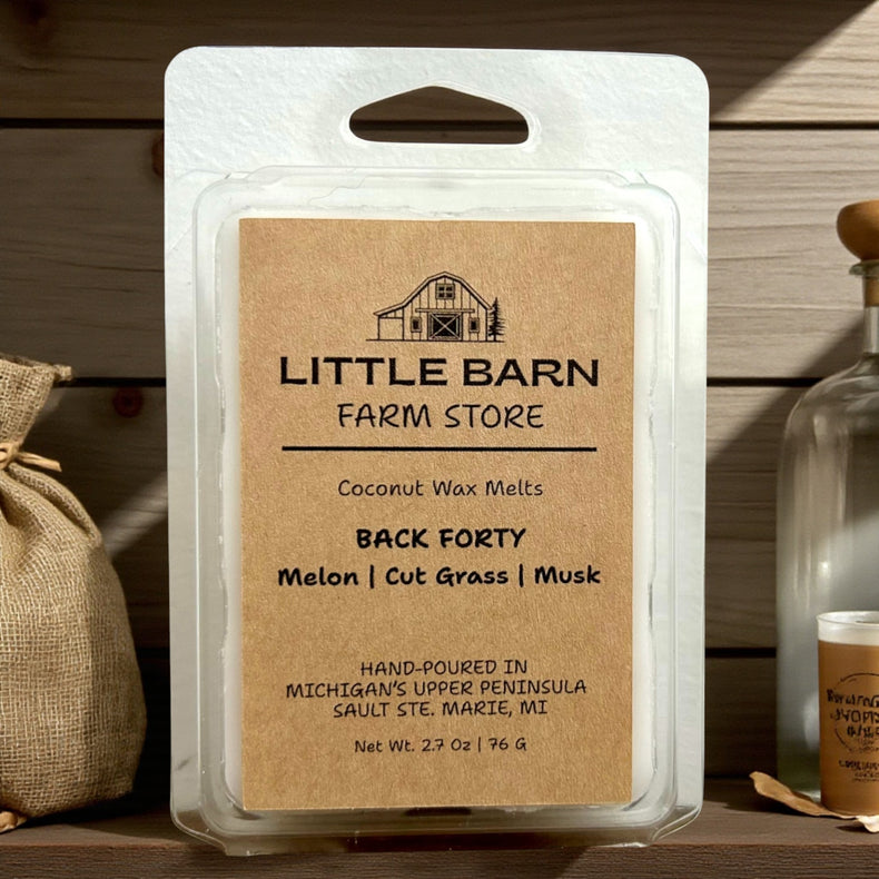 Back Forty Wax Melt - Melon, Cut Grass & Musk